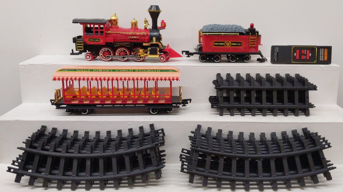 New Bright 95005 Disney World R.R. Train Set VG/Box