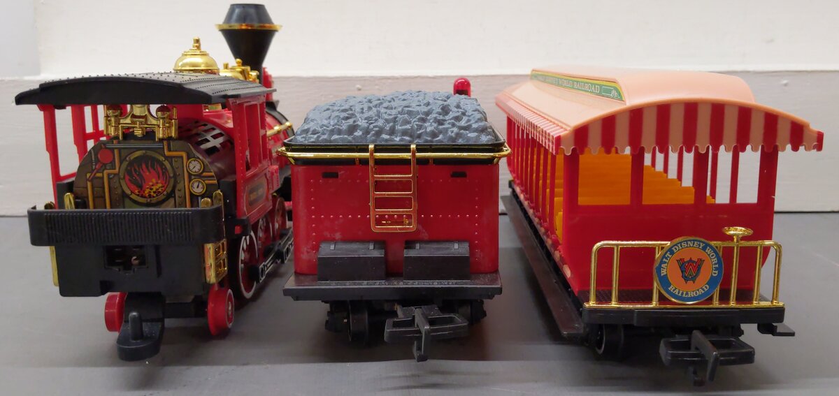 New Bright 95005 Disney World R.R. Train Set VG/Box