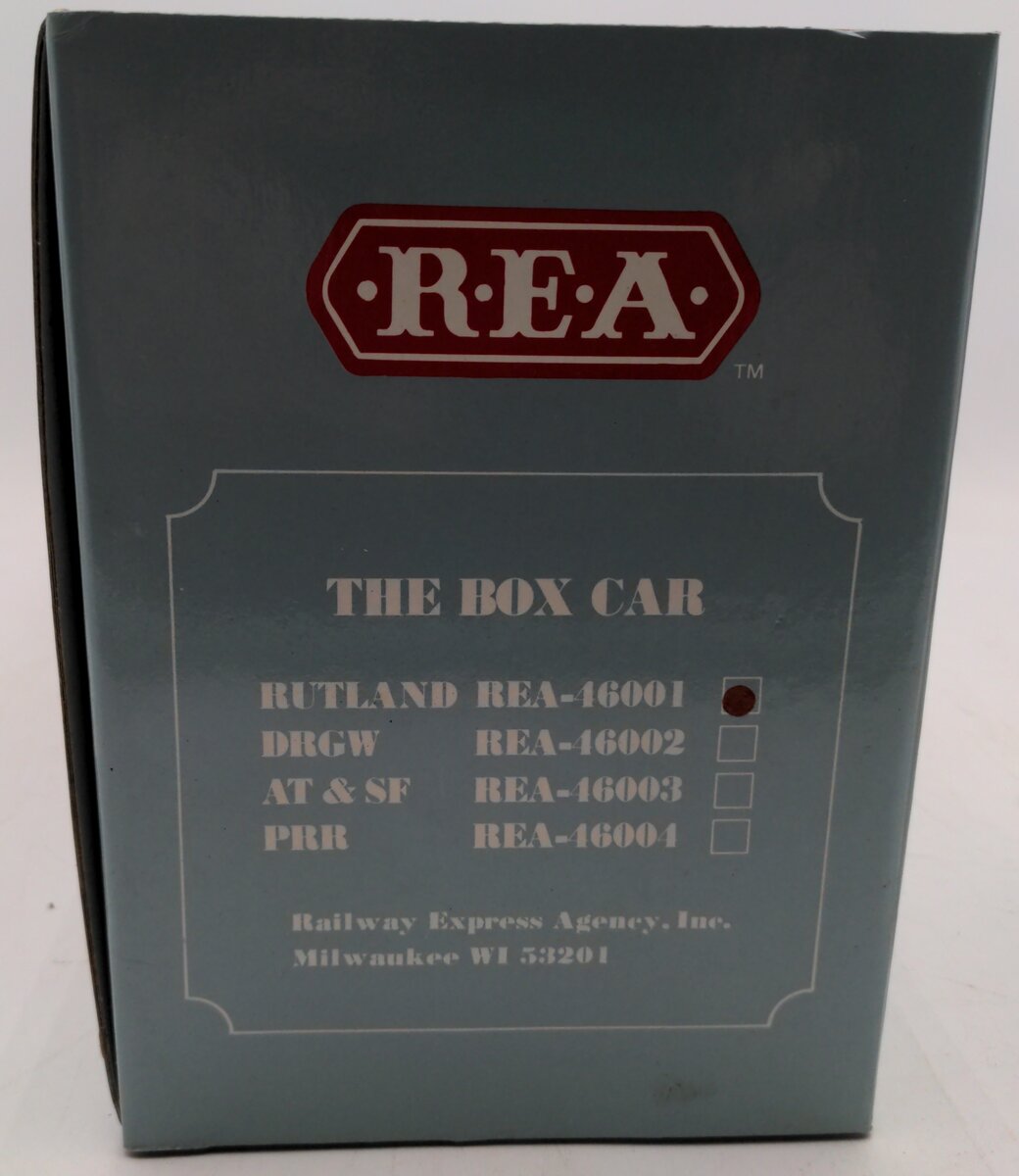 Aristo-Craft 46001 G Scale Rutland Boxcar EX/Box