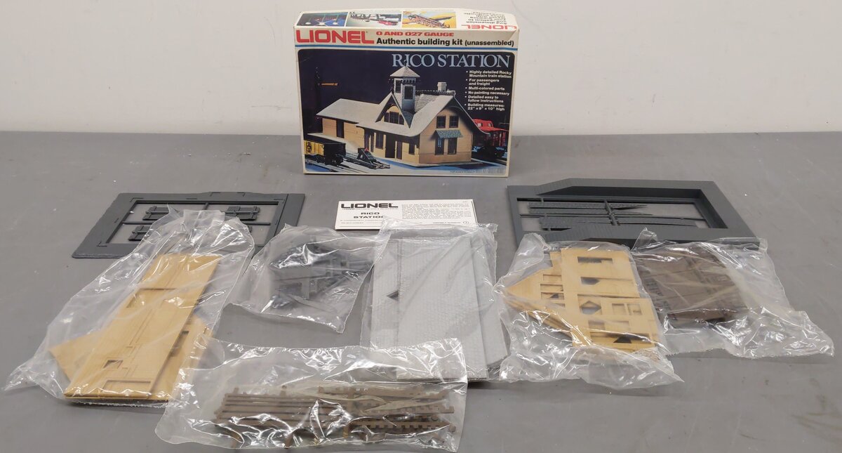 Lionel 6-2709 O Rico Station Building Kit EX/Box