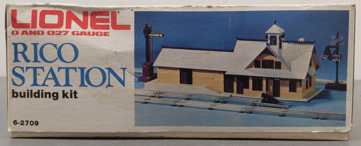 Lionel 6-2709 O Rico Station Building Kit EX/Box