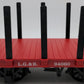 LGB 94060 G Gauge LGB Short Flat Car W/ Stakes EX/Box