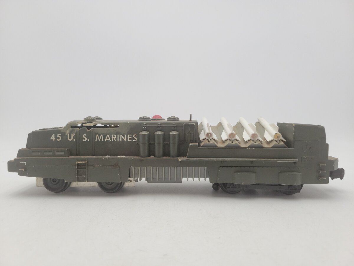 Lionel 45 Vintage O Olive Drab USMC Mobile Missile Launcher