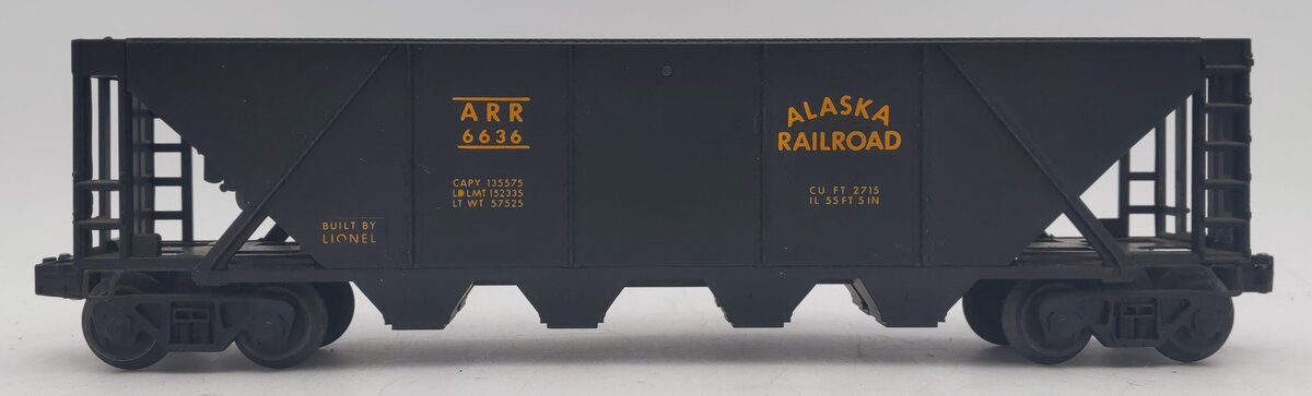 Lionel 6636 Vintage O Alaska Quad Hopper EX