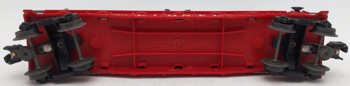 Lionel 6809 Vintage O Flatcar w/USMC AA Gun Truck & Search Light Box Truck VG