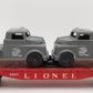 Lionel 6809 Vintage O Flatcar w/USMC AA Gun Truck & Search Light Box Truck VG