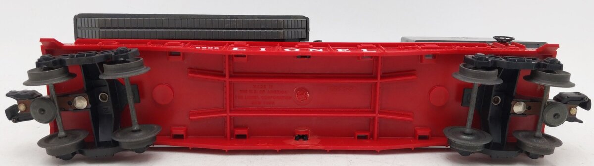Lionel 6806 Vintage O Flatcar w/ Pyro USMC Tank & Medical Box Truck VG/Box