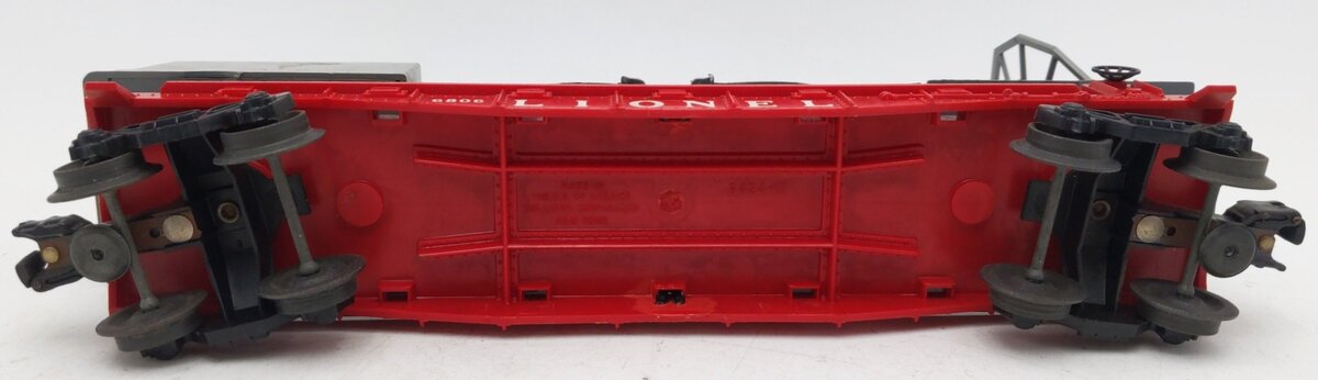 Lionel 6806 Vintage O Flatcar w/ USMC Radar Truck & Medical Box Truck VG