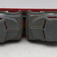 Lionel 6806 Vintage O Flatcar w/ USMC Radar Truck & Medical Box Truck VG