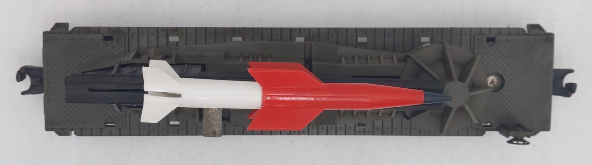 Lionel 6640 Vintage O IRBM USMC Olive Drab Rocket Launcher EX