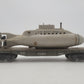 Lionel 3820 Vintage O USMC Olive Drab Flatcar w/Submarine - RARE VG