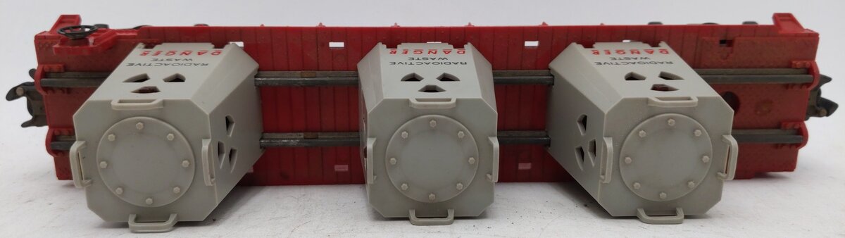 Lionel 6805 Vintage O Radioactive Atomic Disposal Flatcar VG
