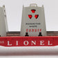 Lionel 6805 Vintage O Radioactive Atomic Disposal Flatcar VG