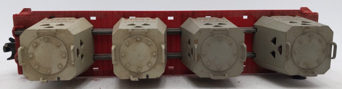 Lionel 6805 Vintage O Radioactive Atomic Disposal Flatcar VG