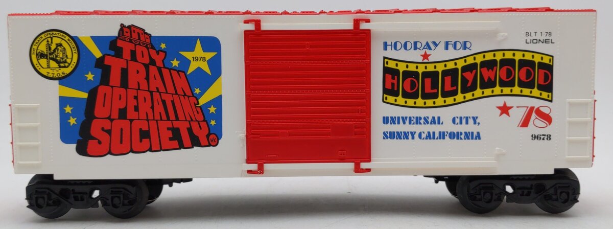 Lionel 6-9678 O Gauge TTOS 1978 Hollywood Hi-Cube Boxcar EX/Box