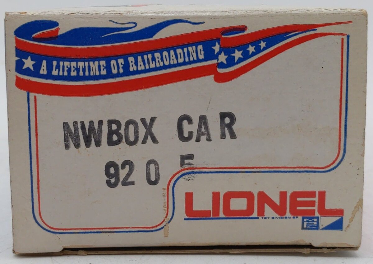 Lionel 6-9205 O Gauge Norfolk & Western Boxcar #9205 VG/Box
