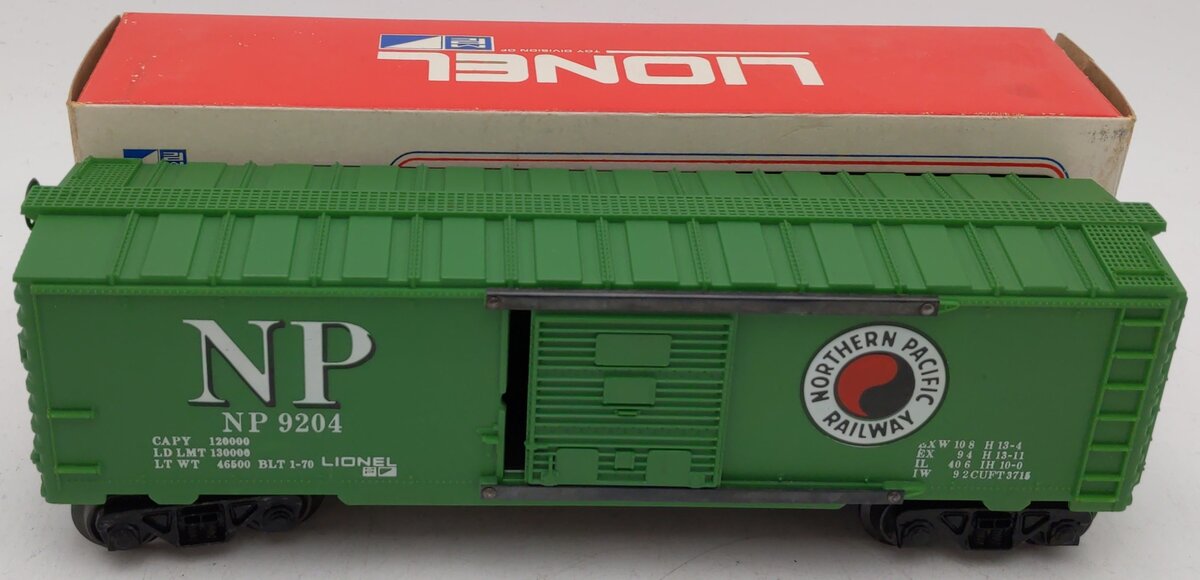 Lionel 6-9204 O Gauge Northern Pacific Boxcar #9204 VG/Box