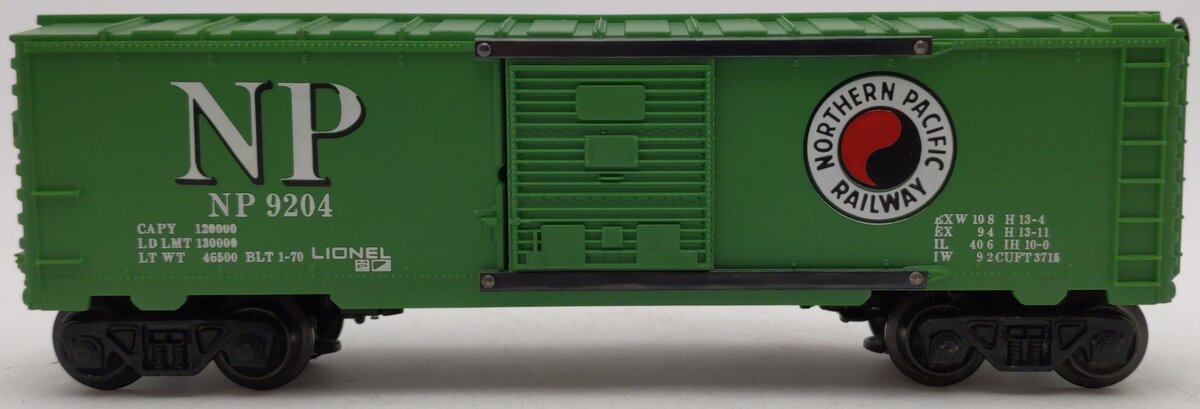 Lionel 6-9204 O Gauge Northern Pacific Boxcar #9204 VG/Box