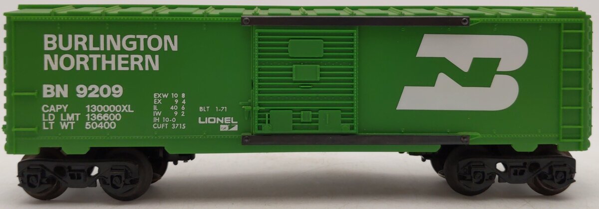 Lionel 6-9209 O Gauge Burlington Northern Boxcar VG