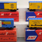 KMT O Gauge Toy Train Operating Society Boxcars #1981,1977,1977,1979 [4] VG/Box