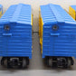 KMT O Gauge Toy Train Operating Society Boxcars #1981,1977,1977,1979 [4] VG/Box