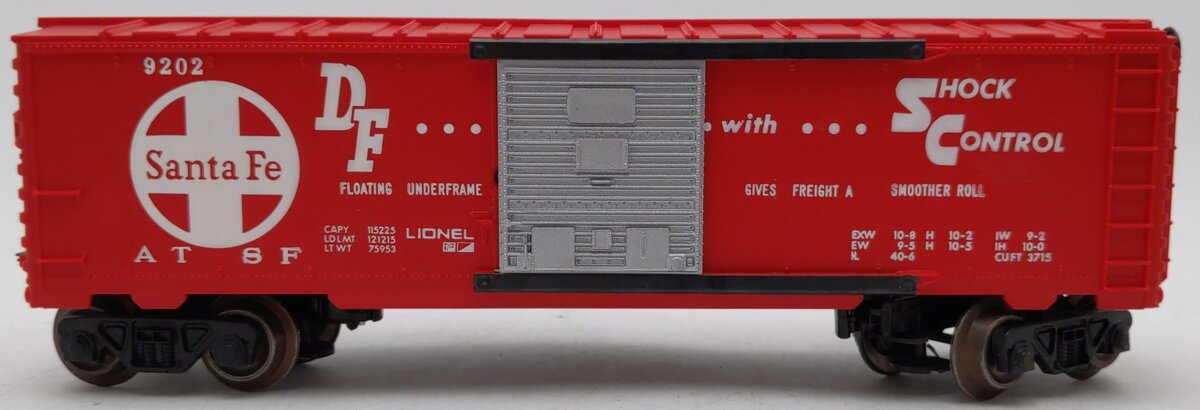Lionel 6-9202 O Gauge Atchison Topeka Santa Fe Boxcar #9202 EX/Box
