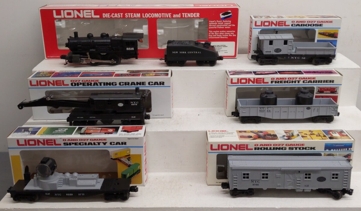 Lionel 6-1502 Lionel  O Gauge NYC Yard Chief Steam Freight Train Set VG/Box