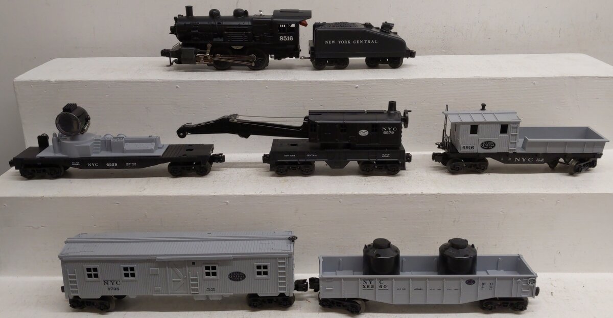Lionel 6-1502 Lionel  O Gauge NYC Yard Chief Steam Freight Train Set VG/Box