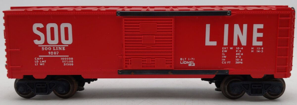 Lionel 6-9207 O Gauge Soo Line Boxcar VG/Box