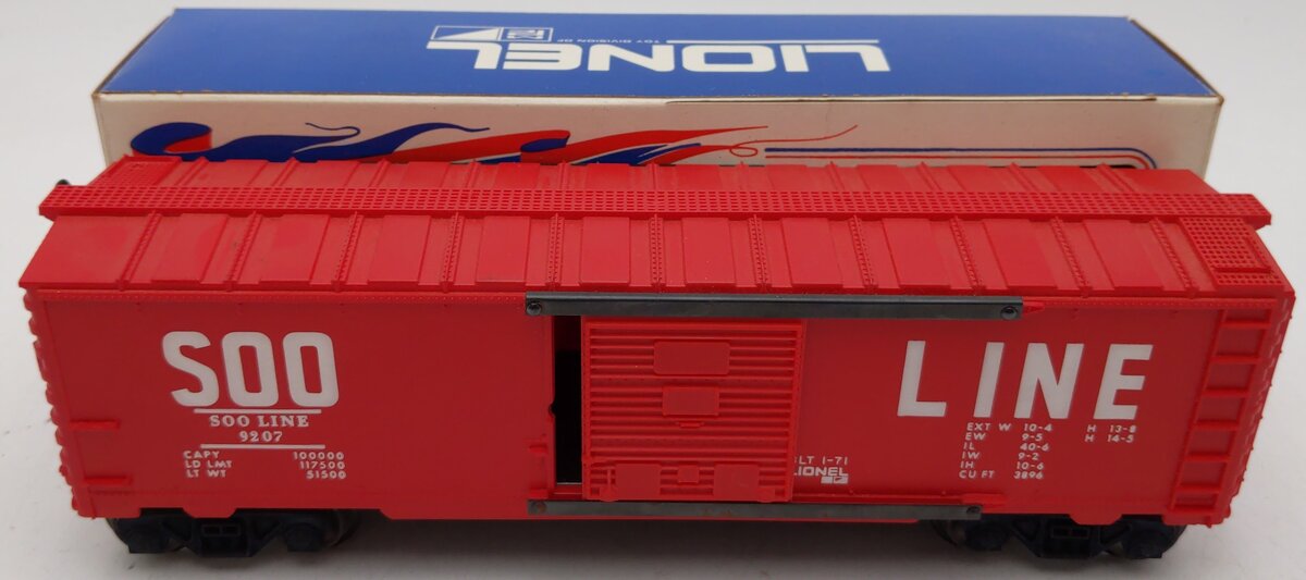 Lionel 6-9207 O Gauge Soo Line Boxcar VG/Box