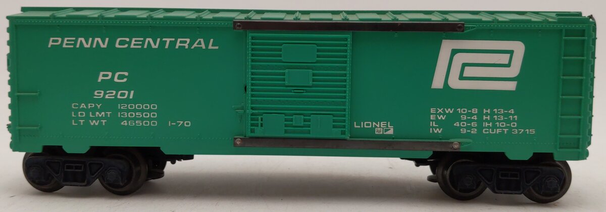 Lionel 6-9201 O Gauge Penn Central Boxcar VG/Box