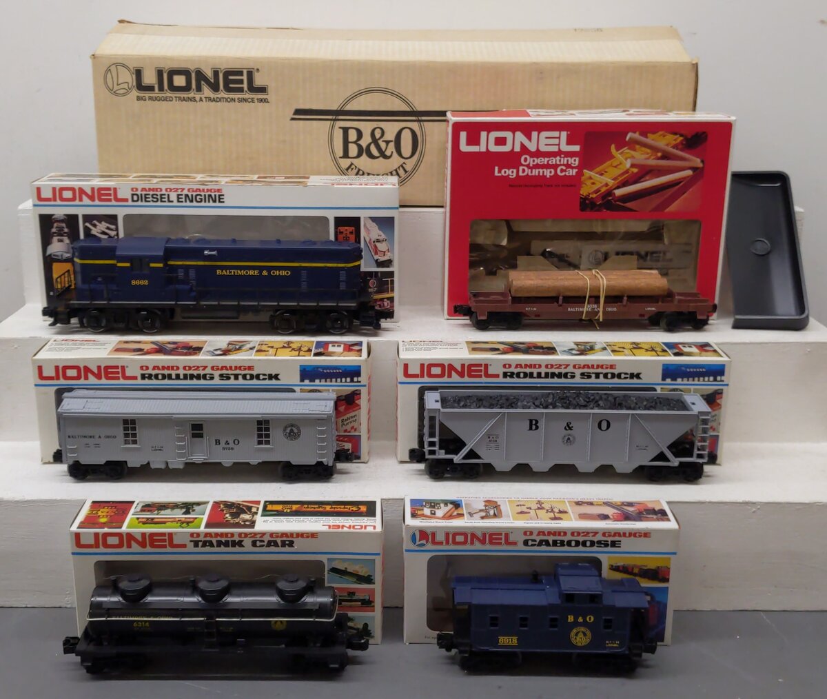 Lionel 6-1652 O Gauge Baltimore and Ohio Freight Train Set EX/Box