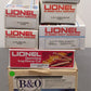 Lionel 6-1652 O Gauge Baltimore and Ohio Freight Train Set EX/Box