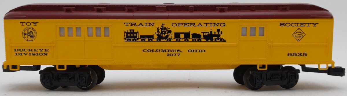 Lionel 6-9535 O Gauge TTOS Baggage Car #1977 EX