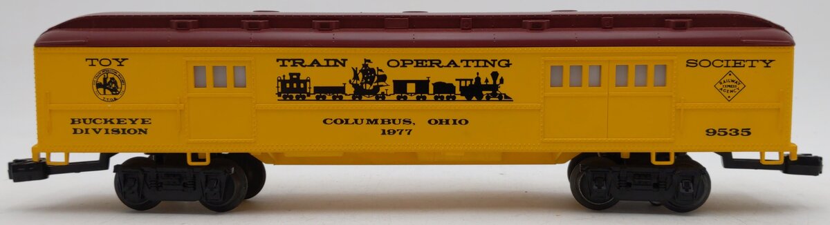 Lionel 6-9535 O Gauge TTOS Baggage Car #1977 EX