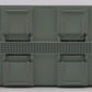 Lionel 6-9118 O Gauge LCCA-1974 Corning 4-Bay Covered Hopper EX