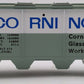 Lionel 6-9118 O Gauge LCCA-1974 Corning 4-Bay Covered Hopper EX