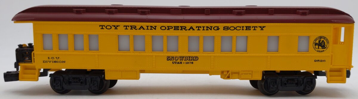 Lionel 6-9526 O Gauge TTOS 1976 Snowbird Utah Passenger Car EX