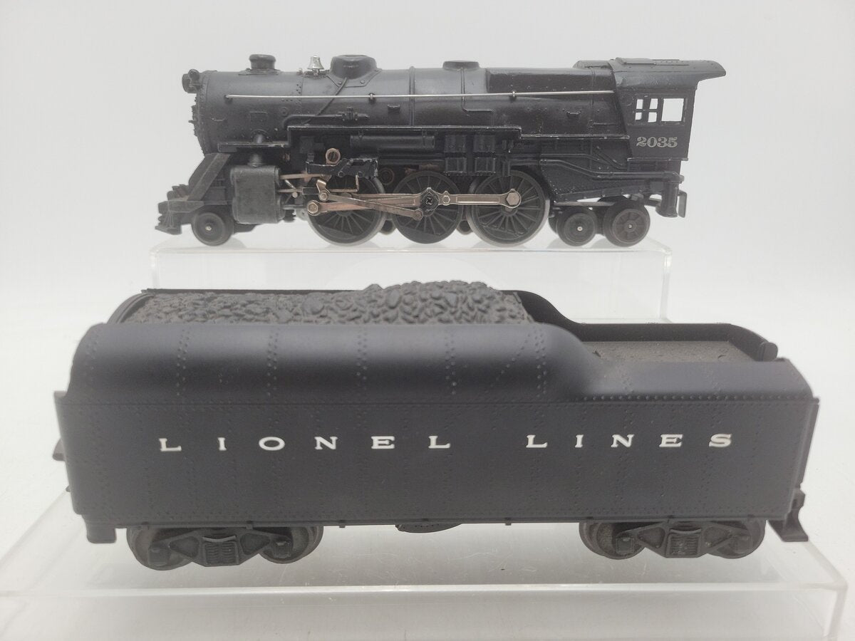 Lionel 2035 Vintage O Lionel Lines 2-6-4 Die-Cast Postwar Steam Loco w/Tender VG
