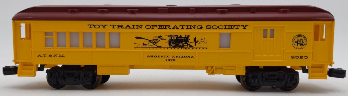 Lionel 6-9520 O Gauge TTOS Phoenix, Arizona 1975 Combination Car #9520 EX