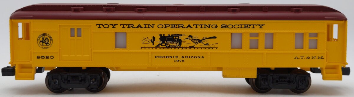 Lionel 6-9520 O Gauge TTOS Phoenix, Arizona 1975 Combination Car #9520 EX
