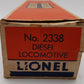 Lionel 2338 Vintage O Milwaukee Road Powered GP-7 Diesel Locomotive VG/Box