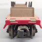 Lionel 264 Vintage O Operating Forklift Platform with 6264 Lumber Car/Box