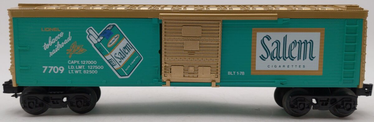 Lionel 6-7709 O Gauge Salem Billboard Refrigerator Car EX/Box