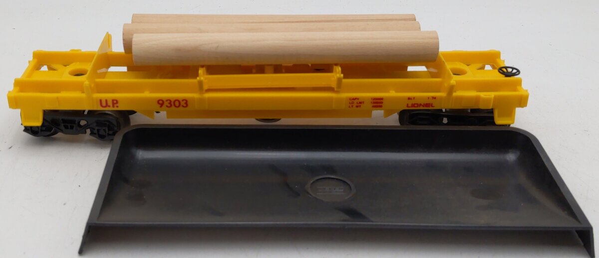 Lionel 6-9303 O Gauge Union Pacific Operating Dump Car EX