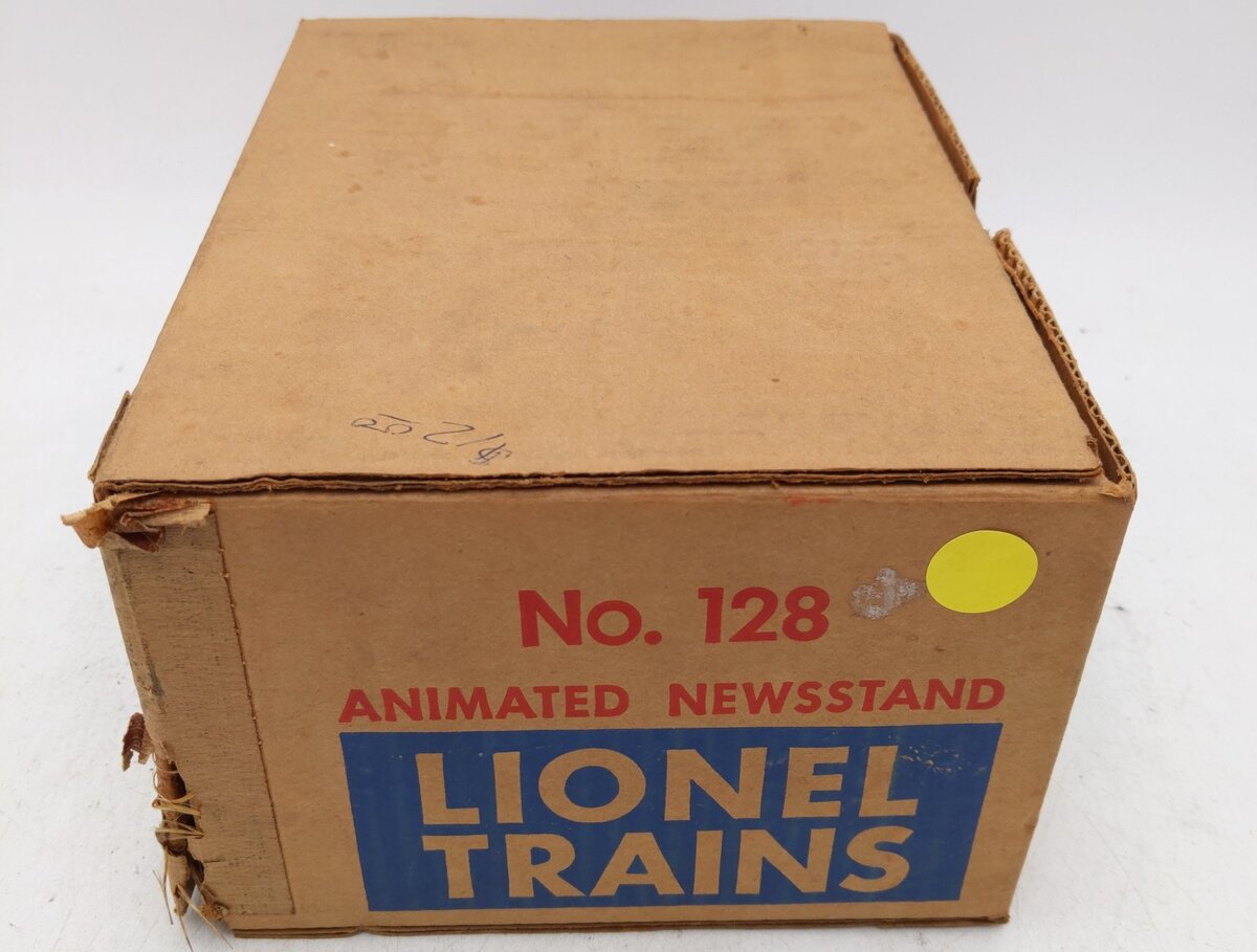 Lionel 128 Vintage O Animated Newsstand VG/Box