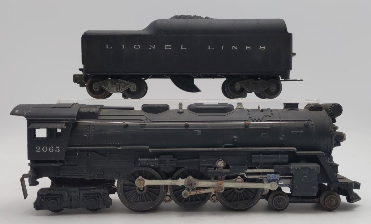 Lionel 2065 Vintage O 4-6-4 Small Hudson Steam Locomotive & 2046W Tender