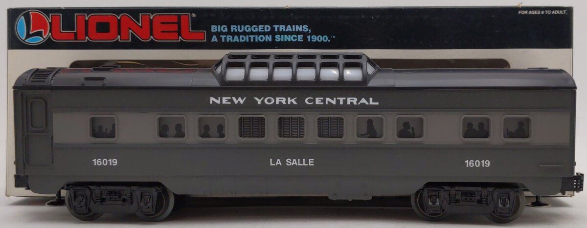 Lionel 6-16019 O Gauge New York Central "La Salle" Vista Dome Passenger Car EX/Box