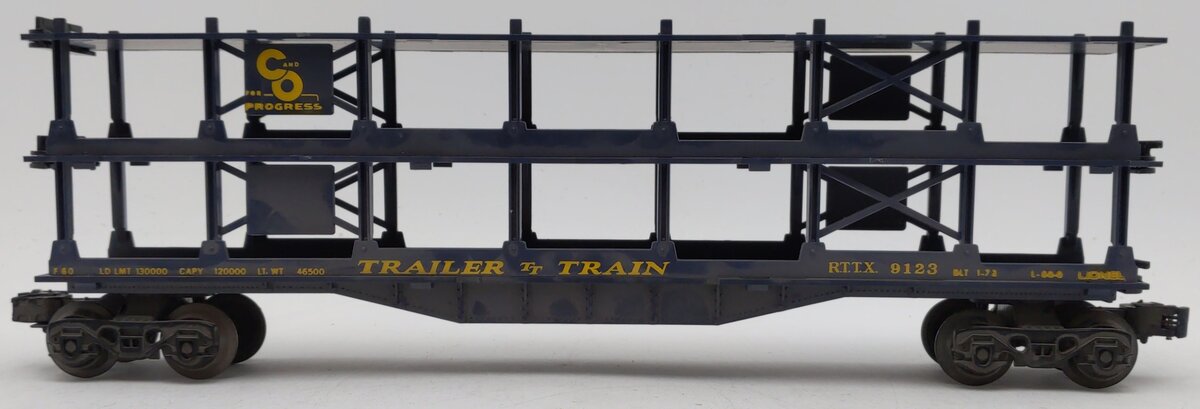 Lionel 6-9123 O Gauge Chesapeake and Ohio 3-Tier Auto Carrier Car EX