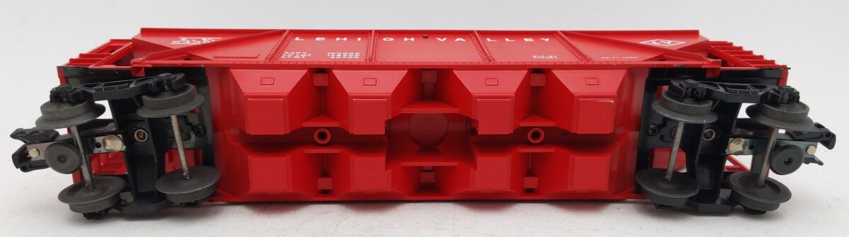Lionel 6436 Vintage O Lehigh Valley Red 4-Bay Hopper VG/Box